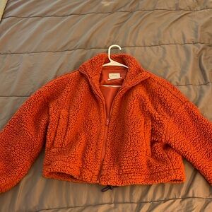 Urban Outfitters Cropped Teddy Jacket